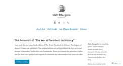 Desktop Screenshot of mattmargolis.com