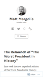 Mobile Screenshot of mattmargolis.com